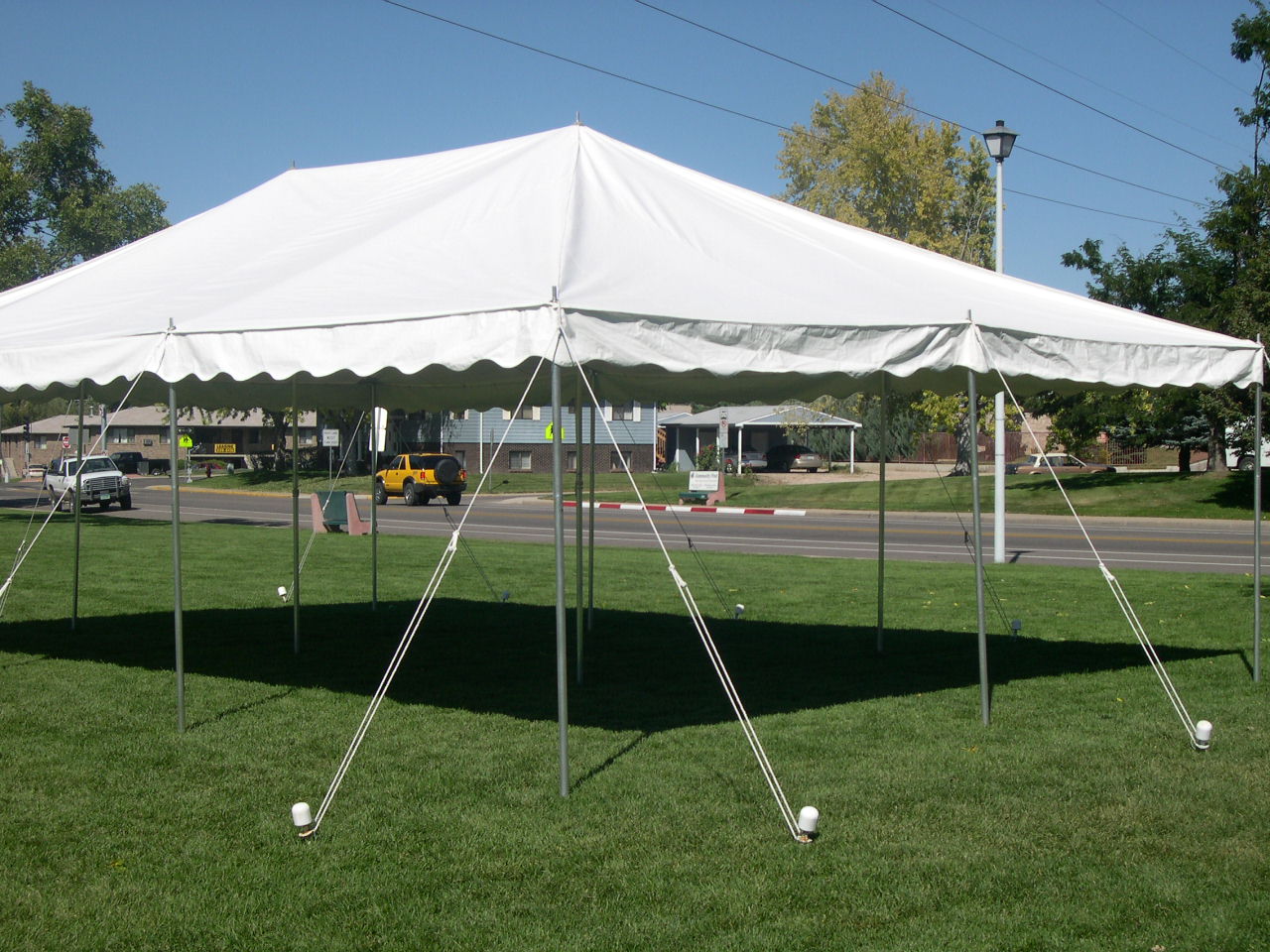 20' x 30' White Canopy Tent