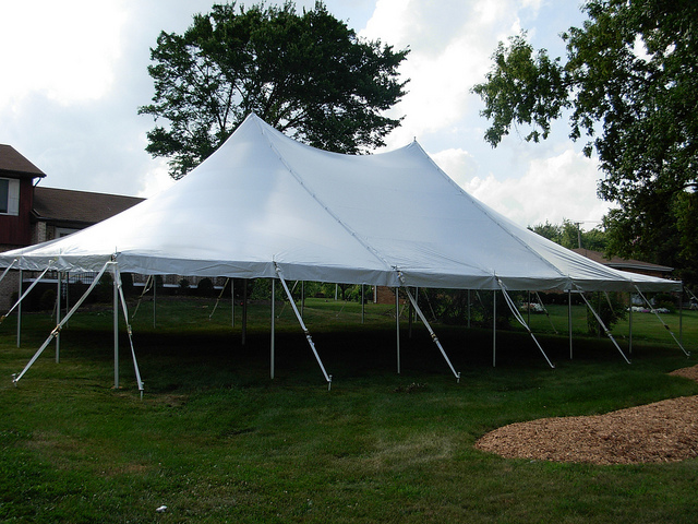 30' x 50' White Canopy Tent